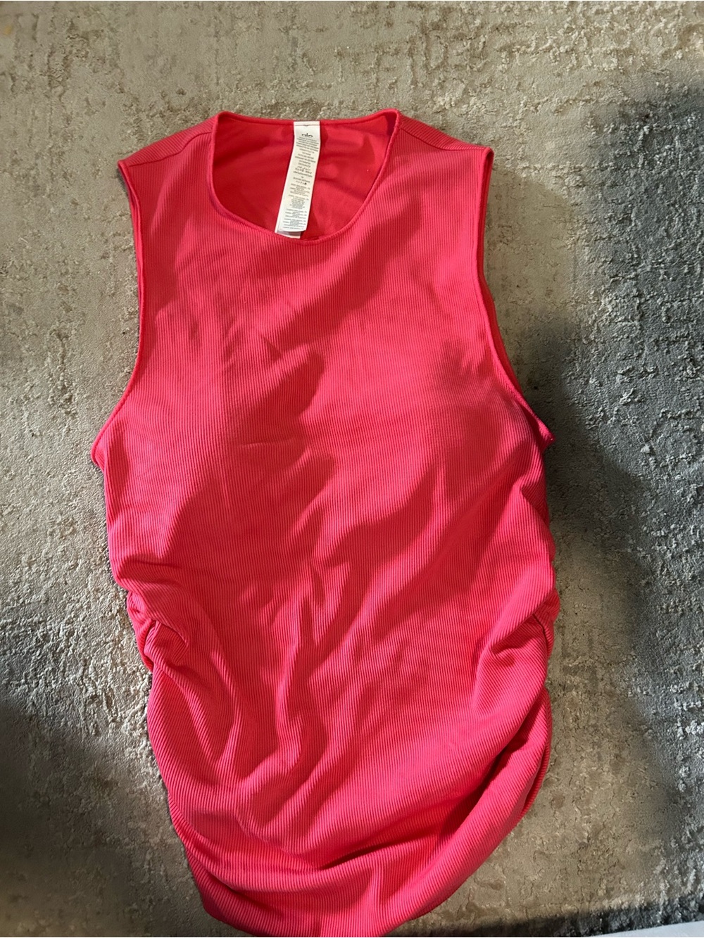 Alo Ribbed En Pointe Tank